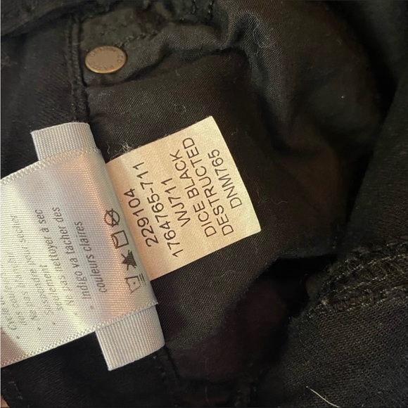 EUC Paige Dice Black Destructed Verdugo Ankle Jean - Picture 11 of 12